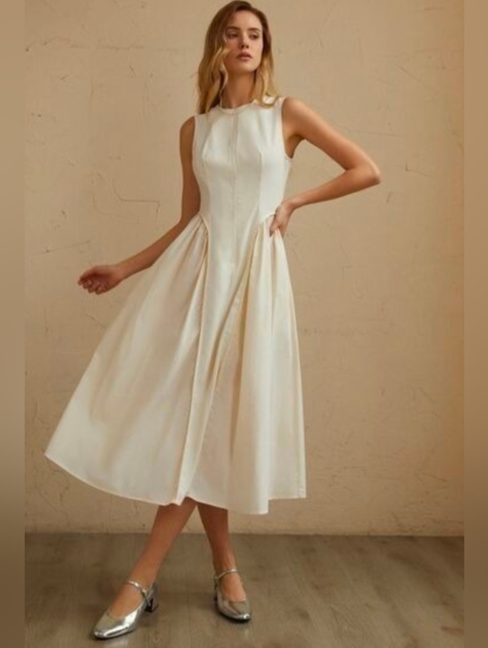 Commense A Line Midi Dress